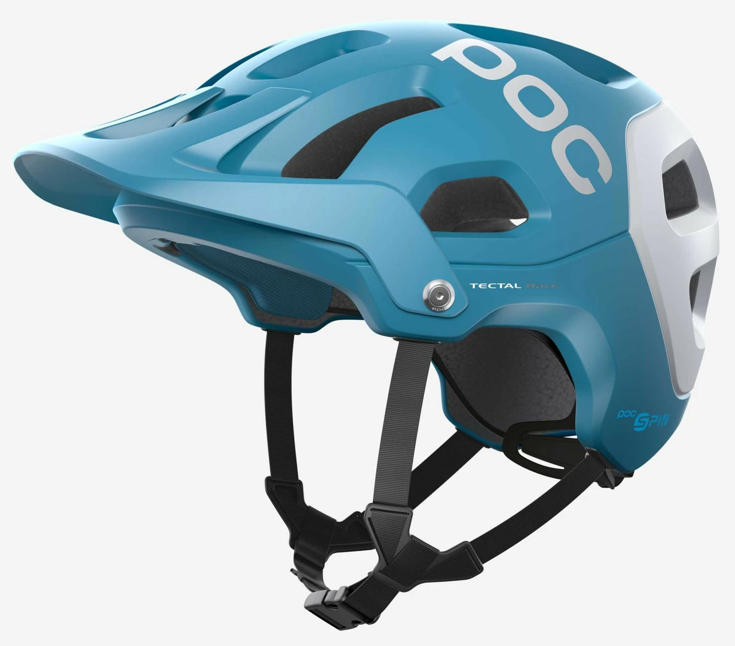 POC Tectal Race Spin Mountainbike-Helm - Basalt Blue/Hydrogen White Matt 3 POC Tectal Race Spin Mountainbike-Helm - Basalt Blue/Hydrogen White Matt