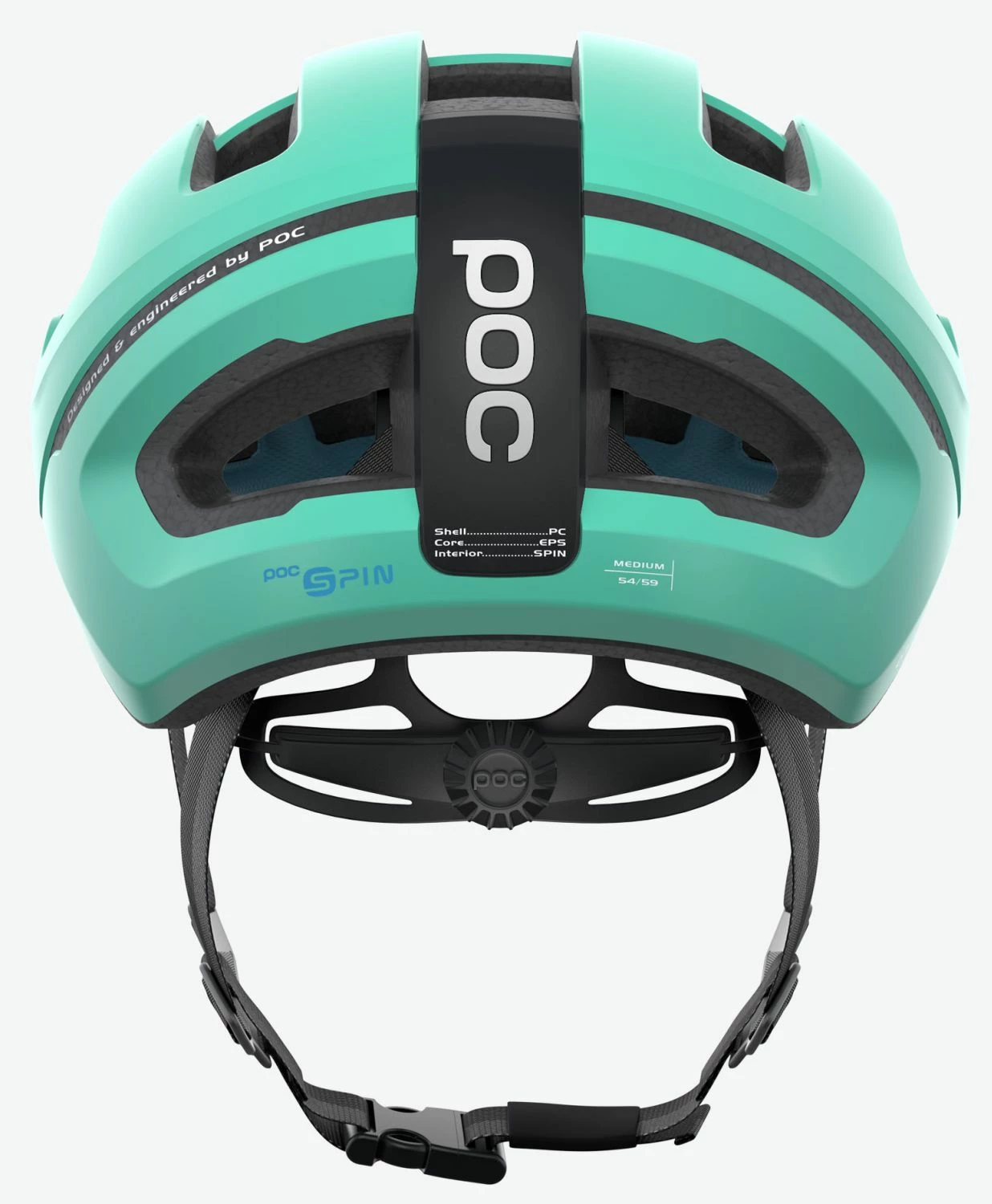 POC Omne Air Spin Rennradhelm - Fluorite Green Matt 6 POC Omne Air Spin Rennradhelm - Fluorite Green Matt – Bild 4