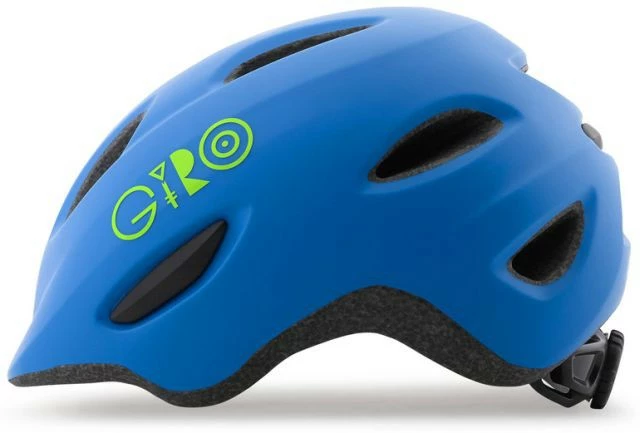 Giro Scamp Kinder Fahrradhelm - Blue Lime Mat 3 Giro Scamp Kinder Fahrradhelm - Blue Lime Mat