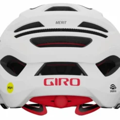 Giro Merit Spherical MIPS MTB Helm - Matte White Black -HelmPro Verkaufs-Shop 200261018 giro merit spherical matte white black back 1