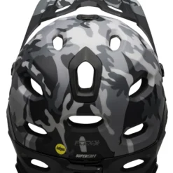 Bell Super DH Spherical MIPS Downhill-Helm - Mat/gloss Black Camo -HelmPro Verkaufs-Shop 210178043 bell super dh flex mips mountain helmet matte gloss black camo back