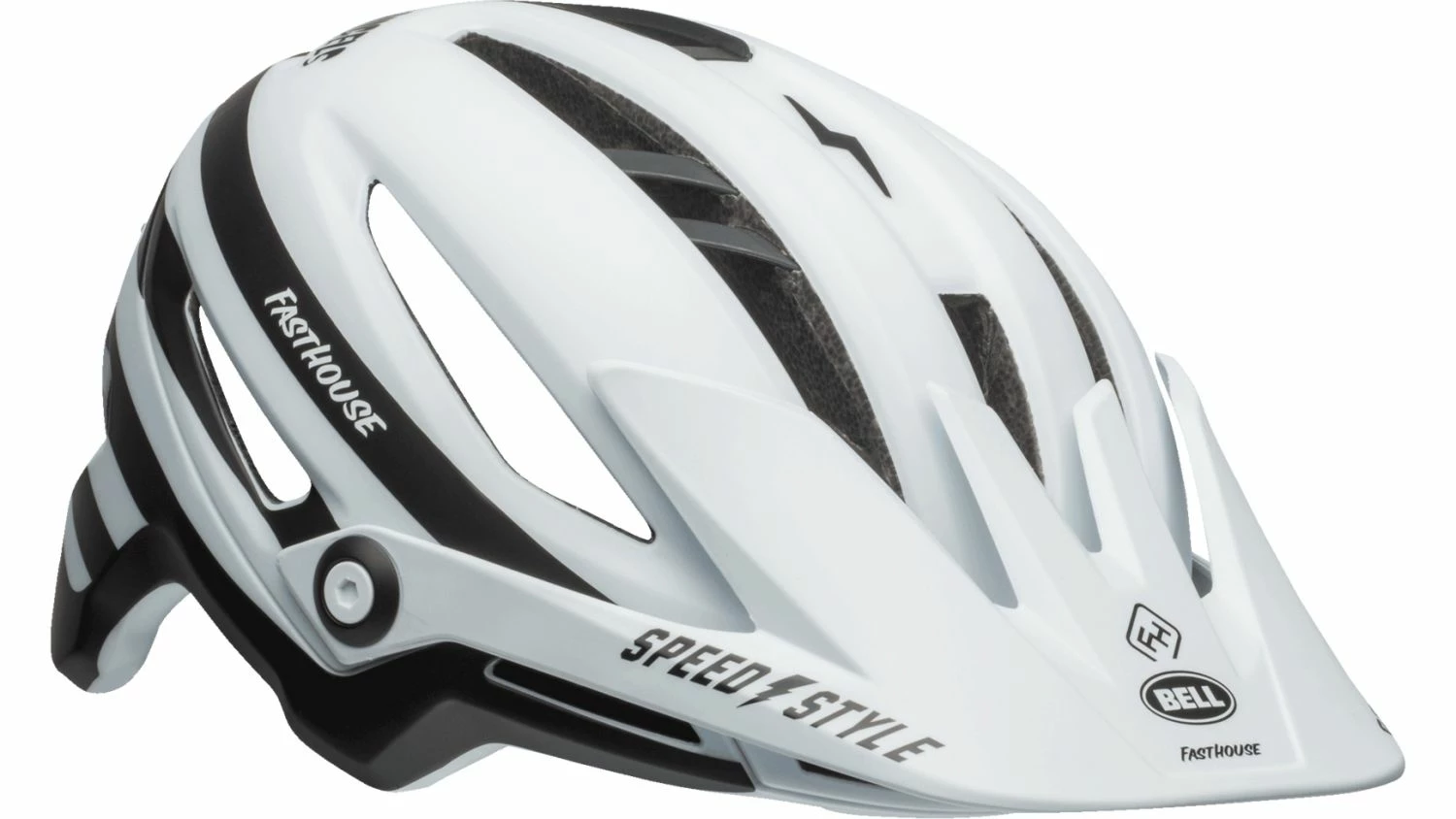 Bell SIXER Mips MTB Fahrradhelm - Mat White Black Fasthouse 6 Bell SIXER Mips MTB Fahrradhelm - Mat White Black Fasthouse – Bild 4