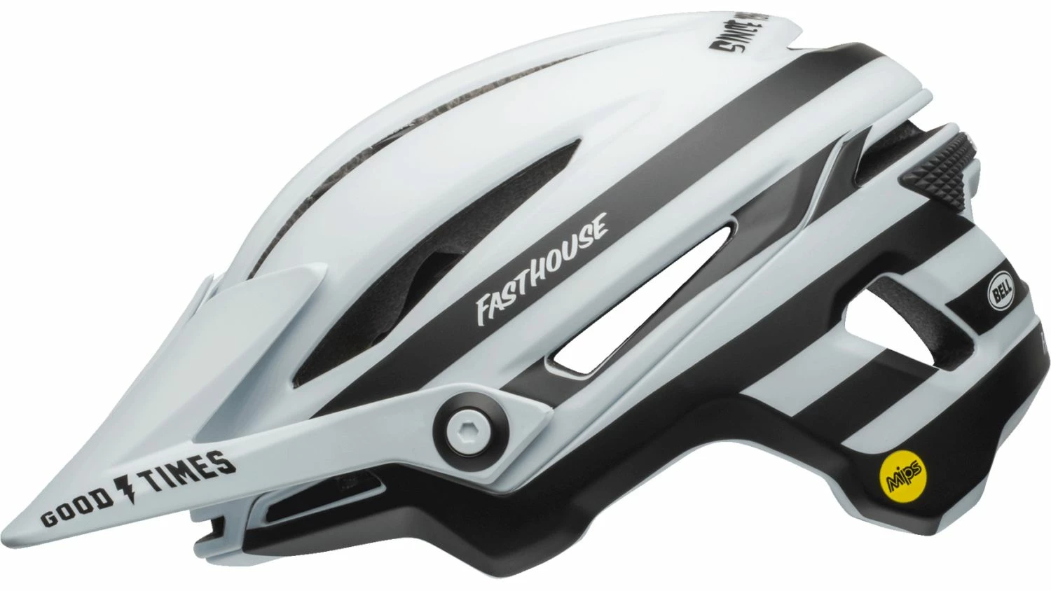 Bell SIXER Mips MTB Fahrradhelm - Mat White Black Fasthouse 3 Bell SIXER Mips MTB Fahrradhelm - Mat White Black Fasthouse