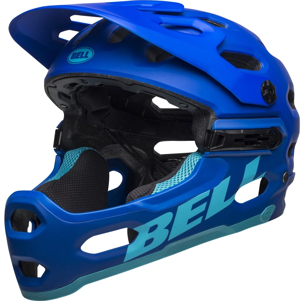 Bell Super 3R MIPS All-Mountain/Downhill-Helm - Mat Blue/bright Blue 4 Bell Super 3R MIPS All-Mountain/Downhill-Helm - Mat Blue/bright Blue – Bild 2