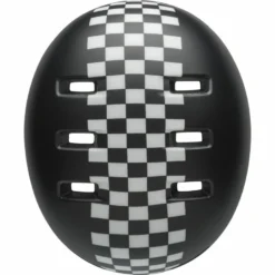 Bell Lil Ripper Kinder Fahrradhelm - Mat Black/white Checker -HelmPro Verkaufs-Shop 210208007 bell lil ripper matte black white checkers 2