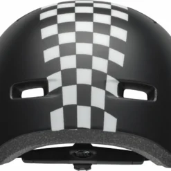Bell Lil Ripper Kinder Fahrradhelm - Mat Black/white Checker -HelmPro Verkaufs-Shop 210208007 bell lil ripper matte black white checkers 3