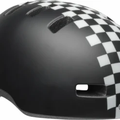 Bell Lil Ripper Kinder Fahrradhelm - Mat Black/white Checker -HelmPro Verkaufs-Shop 210208007 bell lil ripper matte black white checkers 5