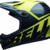 Bell Transfer BMX Downhill-Helm - Blue/hi-viz -HelmPro Verkaufs-Shop 210217001 bell transfer full face helmet slice gloss blue yellow left