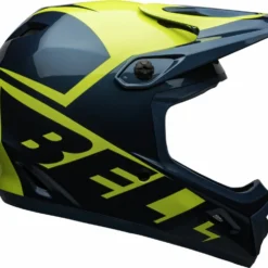Bell Transfer BMX Downhill-Helm - Blue/hi-viz -HelmPro Verkaufs-Shop 210217001 bell transfer full face helmet slice gloss blue yellow right