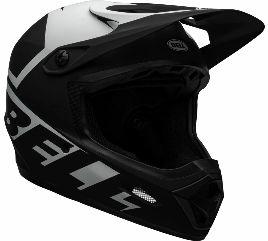 Bell Transfer BMX Downhill-Helm - Mat Black-white 6 Bell Transfer BMX Downhill-Helm - Mat Black-white – Bild 4