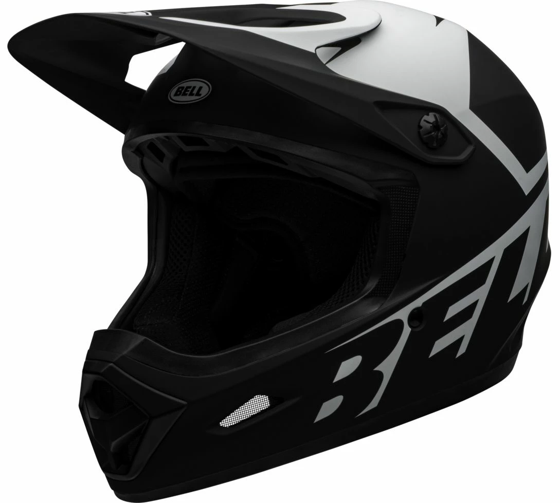 Bell Transfer BMX Downhill-Helm - Mat Black-white 4 Bell Transfer BMX Downhill-Helm - Mat Black-white – Bild 2