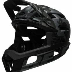 Bell Super Air R Spherical MIPS Downhill/BMX Race Helm- Mat/gloss Black Camo