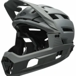 Bell Super Air R Spherical MIPS Downhill/BMX Race Helm- Mat/gloss Gray