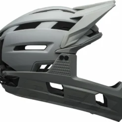 Bell Super Air R Spherical MIPS Downhill/BMX Race Helm- Mat/gloss Gray -HelmPro Verkaufs-Shop 210218019 Bell Super Air R Spherical matte gloss grays right