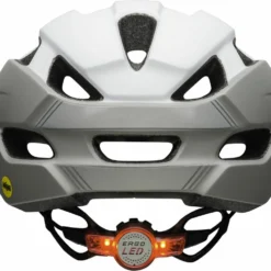 Bell Trace LED Mips Fahrradhelm - Mat White/silver -HelmPro Verkaufs-Shop 210226005 bell trace led mips sport helmet matte white silver back