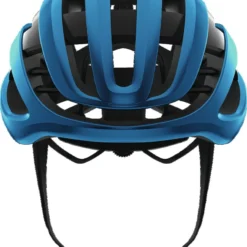 Fahrradhelme mit Beleuchtung Verkäufe -HelmPro Verkaufs-Shop 81723 AirBreaker steel blue front 3