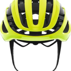 Fahrradhelme mit Beleuchtung Verkäufe -HelmPro Verkaufs-Shop 81738 AirBreaker neon yellow front 3
