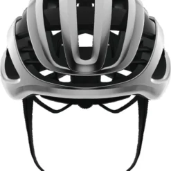 Fahrradhelme mit Beleuchtung Verkäufe -HelmPro Verkaufs-Shop 81741 AirBreaker gleam silver front 3