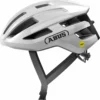 ABUS Powerdom Mips Rennradhelm - White Shiny -HelmPro Verkaufs-Shop 91959 POWERDOME MIPS SHINY WHITE SIDE CMYK