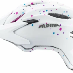 Alpina Carapax Jr. Fahrradhelm - White Polke Dots -HelmPro Verkaufs-Shop A9702111 Alpina Carapax Junior white polka 2