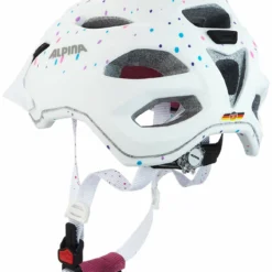 Alpina Carapax Jr. Fahrradhelm - White Polke Dots -HelmPro Verkaufs-Shop A9702111 Alpina Carapax Junior white polka 4