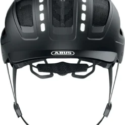 ABUS Hyban 2.0 LED Fahrradhelm - Signal Black Mat -HelmPro Verkaufs-Shop ABUS Hyban 2 0 Led Fahrradhelm black mat 2