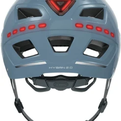 ABUS Hyban 2.0 LED Fahrradhelm - Signal Glacier Shiny -HelmPro Verkaufs-Shop ABUS Hyban 2 0 Led Fahrradhelm signal glacier shiny 3