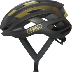 Fahrradhelme mit Beleuchtung Verkäufe 50 ABUS AirBreaker Rennradhelm - Black Gold
