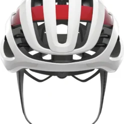 Fahrradhelme mit Beleuchtung Verkäufe -HelmPro Verkaufs-Shop Abus Airbreaker Rennradhelm cycling helmet white red 2