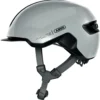 ABUS HUD-Y City- Fahrradhelm - Race Grey -HelmPro Verkaufs-Shop Abus Hud y city stadt fahrradhelm ebike helm flower race grey 1