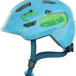 ABUS Smiley 3.0 Kinder-Fahrradhelm - Blue Croco Shiny