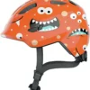 ABUS Smiley 3.0 Kinder-Fahrradhelm - Orange Monster -HelmPro Verkaufs-Shop Abus Smiley 3 0 kinder fahrradhelm orange monster 1