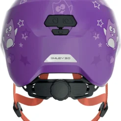 ABUS Smiley 3.0 Kinder-Fahrradhelm - Purple Star -HelmPro Verkaufs-Shop Abus Smiley 3 0 kinder fahrradhelm purple star 3