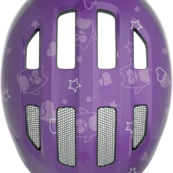 ABUS Smiley 3.0 Kinder-Fahrradhelm - Purple Star -HelmPro Verkaufs-Shop Abus Smiley 3 0 kinder fahrradhelm purple star 4