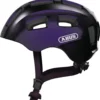 ABUS Youn-I 2.0 Junior-Fahrradhelm - Black Violet -HelmPro Verkaufs-Shop Abus Youn I 2 0 Kinderfahrradhelm black violet 1