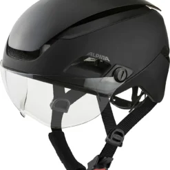 Alpina Altona M Visier-Fahrradhelm - Black Stealth Matt