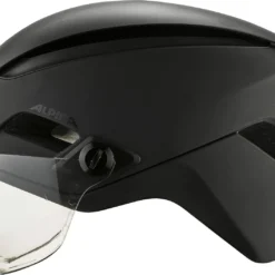 Alpina Altona M Visier-Fahrradhelm - Black Stealth Matt -HelmPro Verkaufs-Shop Alpina Altona fahrradhelm mit Visier black Stealth matt schwarz 3