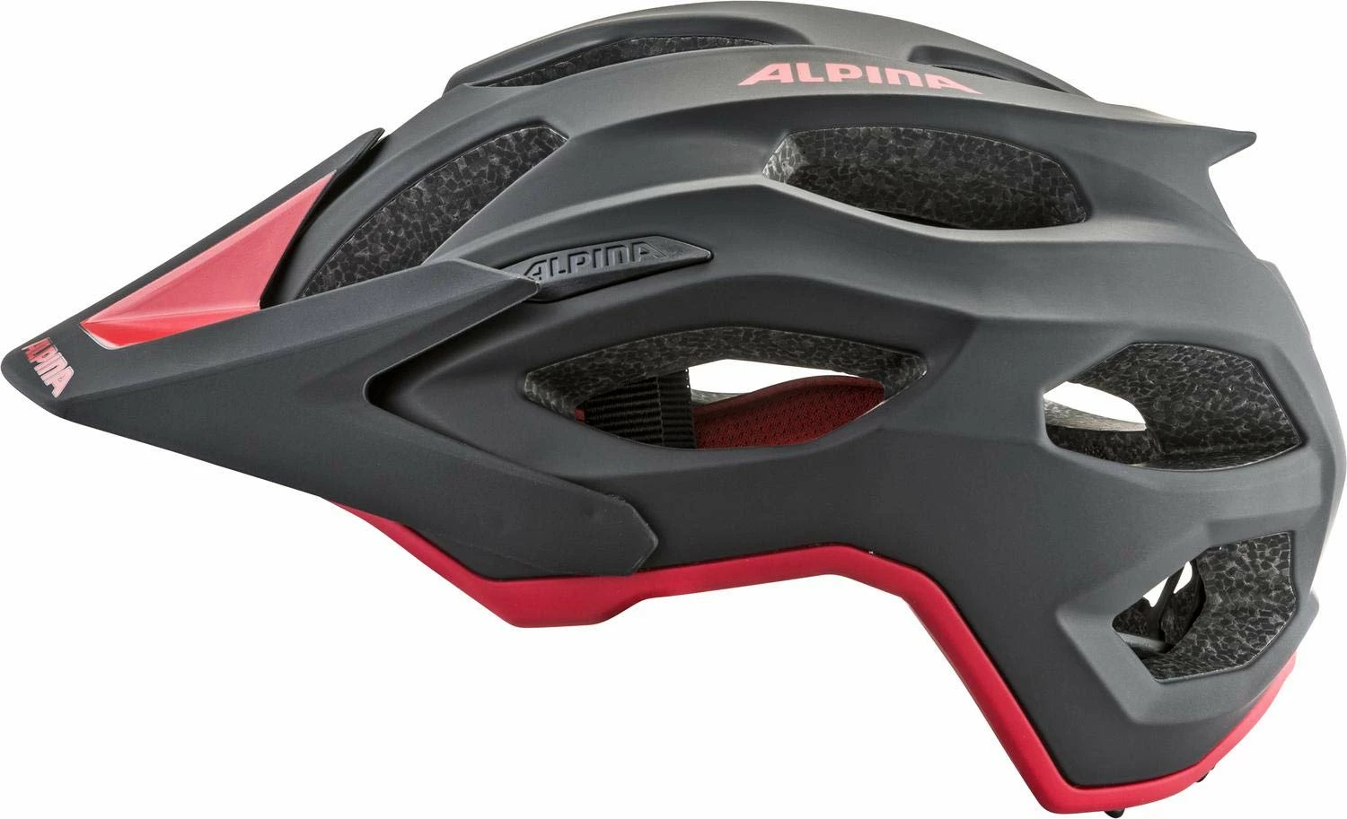 Alpina Carapax 2.0 Mountainbike Helm - Black Red 5 Alpina Carapax 2.0 Mountainbike Helm - Black Red – Bild 3
