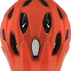 Alpina Carapax Jr. Fahrradhelm - Pumkin Orange Mat -HelmPro Verkaufs-Shop Alpina Carapax junior Kinder Fahrradhelm pumkin orange blue mat 2