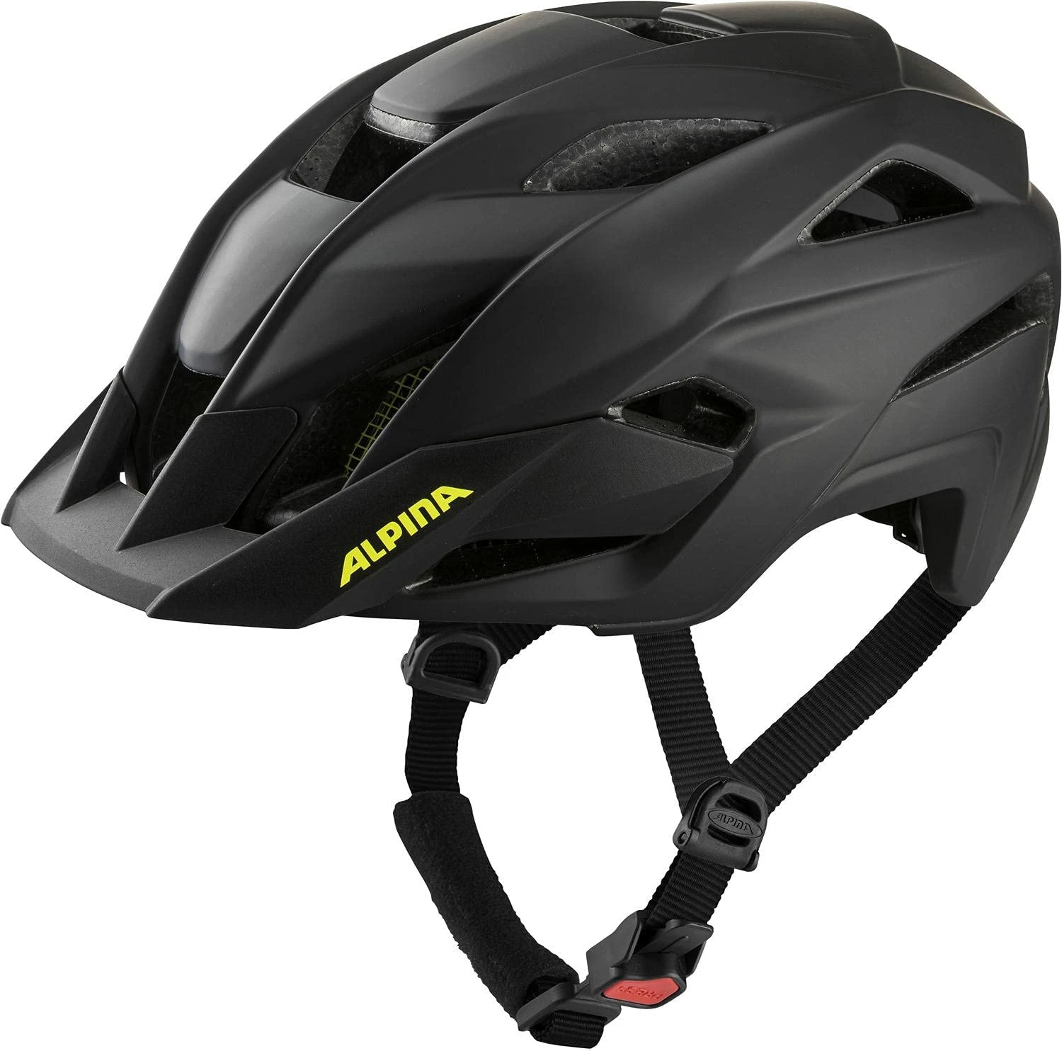 Alpina Kamloop Fahrradhelm - Black Neon Yellow Matt 3 Alpina Kamloop Fahrradhelm - Black Neon Yellow Matt