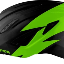 Alpina Pico Kinder Fahrradhelm - Black-green Gloss (glänzend) -HelmPro Verkaufs-Shop Alpina Pico Kinder Fahrradhelm black green gloss 3