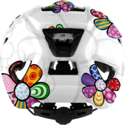 Alpina Pico Kinder Fahrradhelm - Pearlwhite Flower (glänzend) -HelmPro Verkaufs-Shop Alpina Pico Kinder Fahrradhelm white flower 4