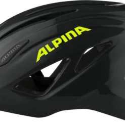 Alpina Pico Flash Kinder Fahrradhelm - Black Neon Gloss (glänzend) -HelmPro Verkaufs-Shop Alpina Pico flash Kinder Fahrradhelm black neon gloss 3