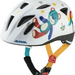 Alpina Ximo Kinder Fahrradhelm - White Bear Gloss