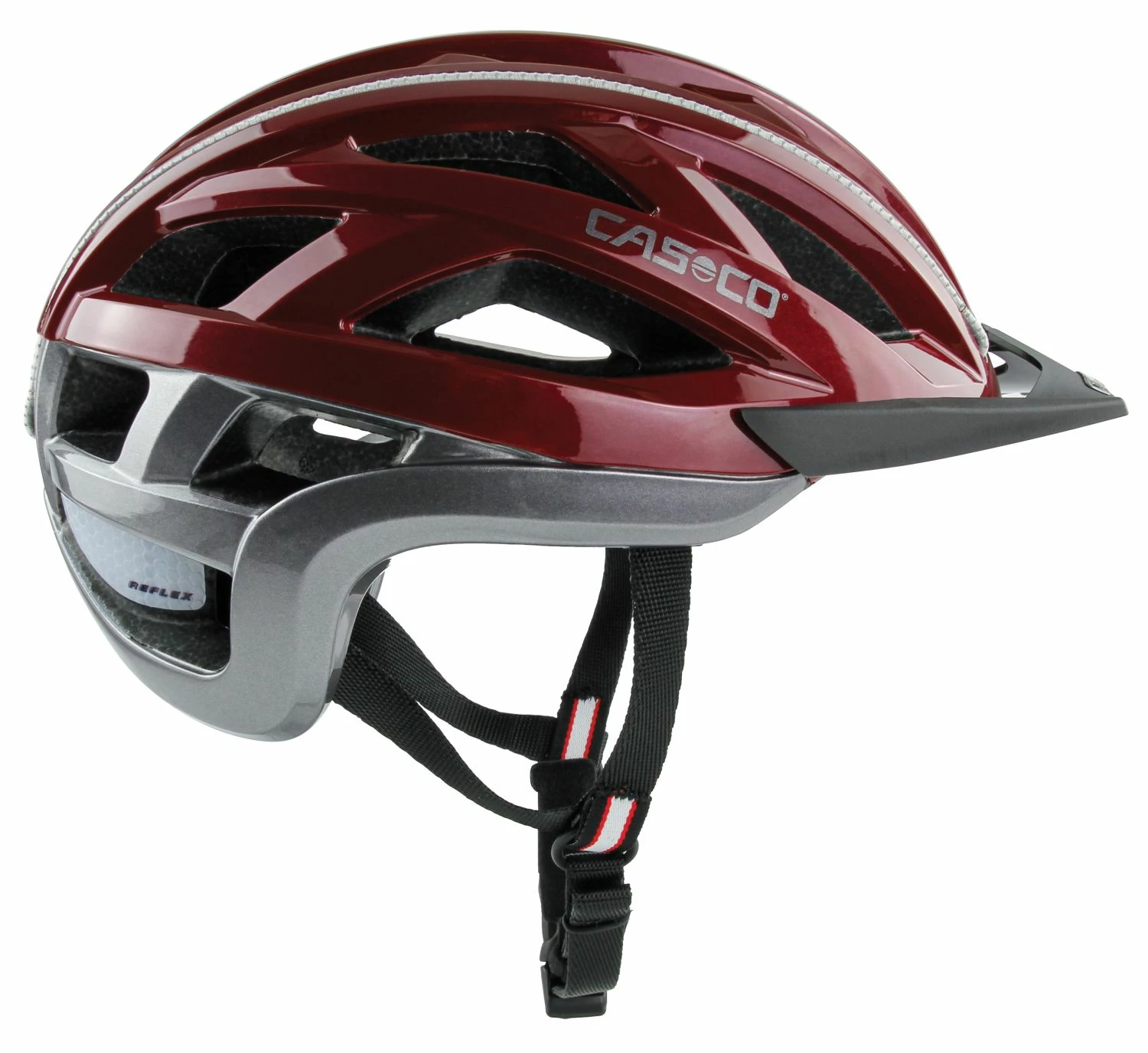 CASCO Cuda 2 Fahrradhelm - Burgund Anthrazit 3 CASCO Cuda 2 Fahrradhelm - Burgund Anthrazit