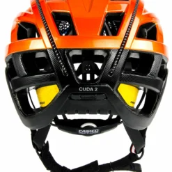 CASCO Cuda 2 Fahrradhelm - Orange-glanz -HelmPro Verkaufs-Shop CASCO CUDA2 Orange Shiny back rgb 04 1644