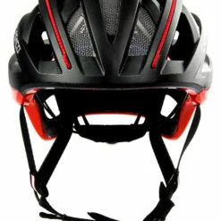CASCO Cuda2 Strada Rennradhelm - Schwarz-rot-Struktur -HelmPro Verkaufs-Shop CASCO CUDA2 STRADA SPORT black structure red Shiny front rgb 800px 96dpi 04 1634