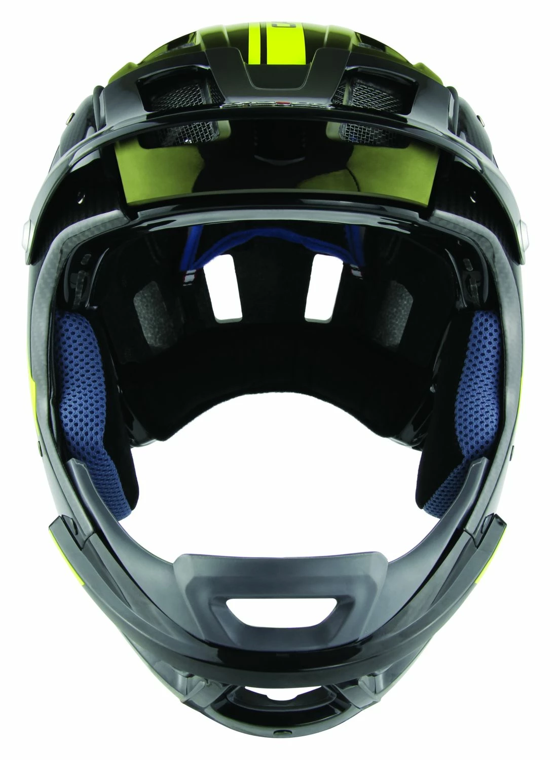 CASCO MTBE Fullface Downhill-Helm - Schwarz-Carbon Neon 4 CASCO MTBE Fullface Downhill-Helm - Schwarz-Carbon Neon – Bild 2