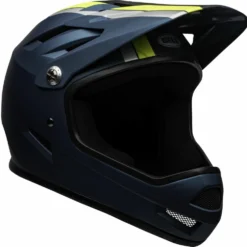 Bell Sanction BMX Downhill-Helm - Matte Blue/hi-viz -HelmPro Verkaufs-Shop Downhill BMX Helm210203017 bell sanction full face helmet agility matte blue hi viz 2
