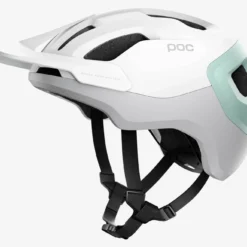 POC Axion Spin MTB-Fahrradhelm-Helm - Hydrogen White/Apophyllite Green Matt